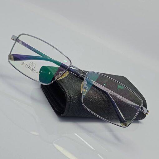 Luxury Titanium Eyeglasses in Nine Optic