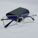 Luxury Titanium Eyeglasses in Nine Optic
