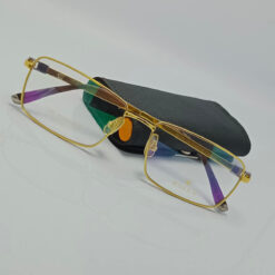 18K Gold Titanium Eyeglasses Frame - Nine Optic