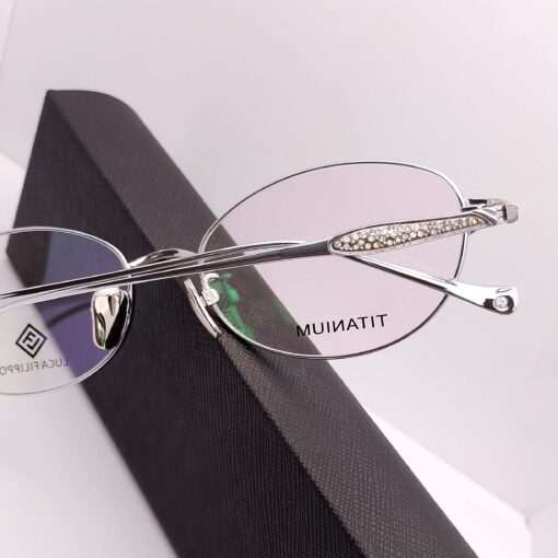 LF8302 Luca Filippo Titanium Full Rim Silver
