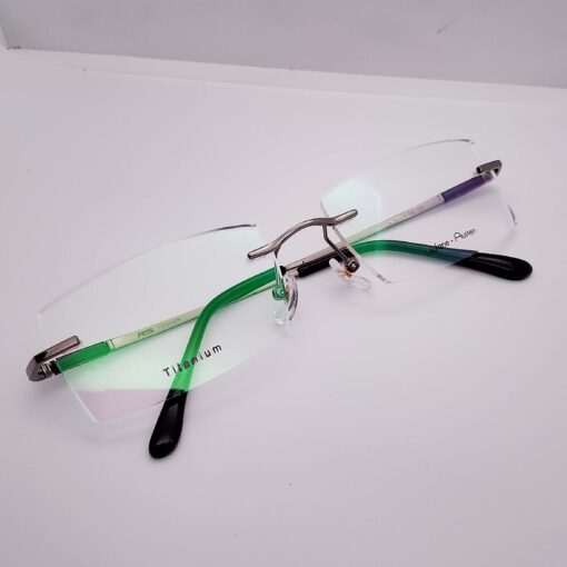10335 Jane Austen Titanium Rimless Dark Silver