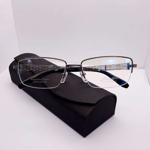 XL2307 Line Art by Charmant Titanium Half Rim