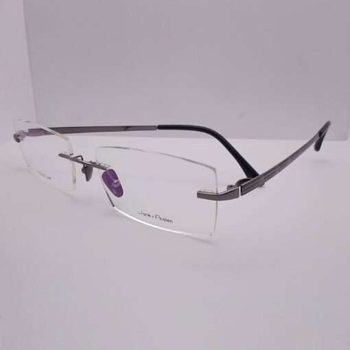 D-5197 Jane Austen Titanium Rimless Dark-Silver