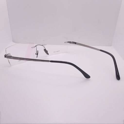 D-5197 Jane Austen Titanium Rimless Dark-Silver