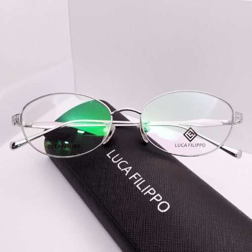 LF8302 Luca Filippo Titanium Full Rim Silver