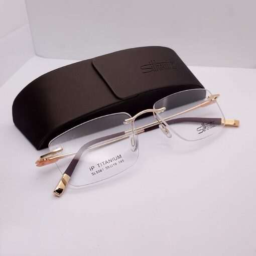 SL5561 Silhouette Titanium Rimless