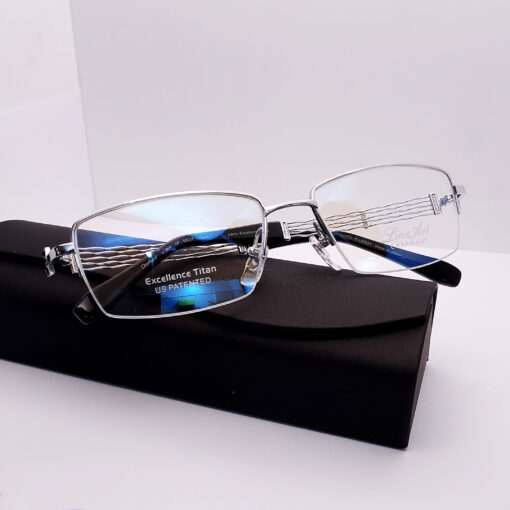 XL2306 Line Art by Charmant Titanium Half Rim