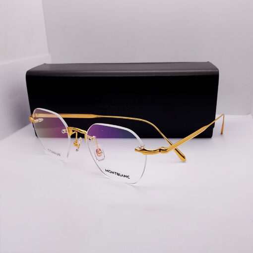 MB0483OA Montblanc Titanium Rimless