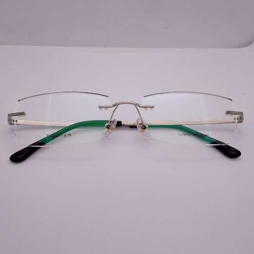 9517 Jane Austen Titanium Rimless Silver