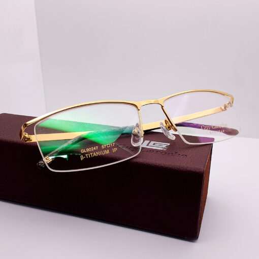 GL90247 Guy Laroche Titanium Half Rim