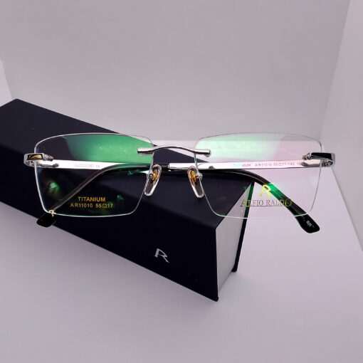 AR11010 Alfio Raldo Titanium Rimless Silver