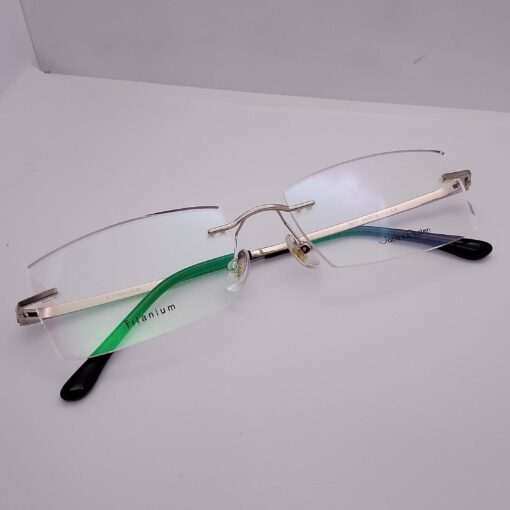 9517 Jane Austen Titanium Rimless Silver