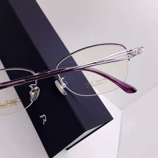 AR13058 Alfio Raldo Titanium Half Rim Pink-Silver