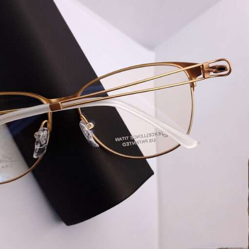 XL2113 Line Art by Charmant Titanium Full Rim Gold