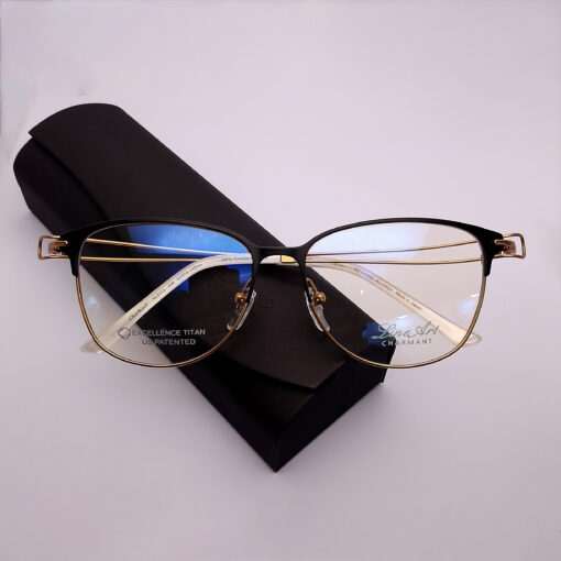 XL2113 Line Art by Charmant Titanium Full Rim Gold