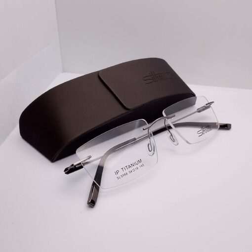 SL5566 Silhouette Titanium Rimless