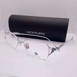 LF8303 Luca Filippo Titanium Half Rim Silver