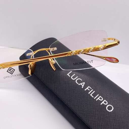 LF8301 Luca Filippo Titanium Rimless