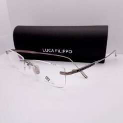 LF8312 Luca Filippo Titanium Rimless Dark-Silver