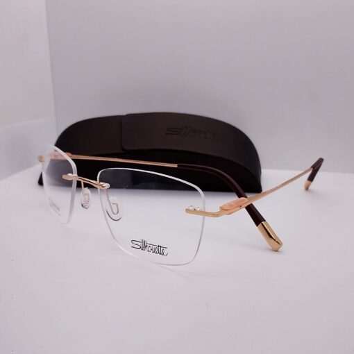 SL5562 Silhouette Titanium Rimless