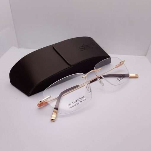 SL5562 Silhouette Titanium Rimless