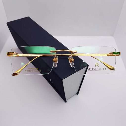 AR11011 Alfio Raldo Titanium Rimless Gold 18K