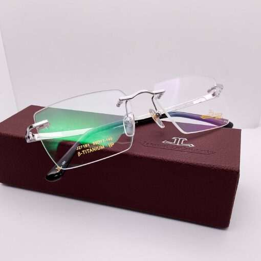 J27161 Jaeger-LeCoultre Titanium Rimless Silver