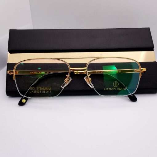 UH25038 Urban Hero Titanium Half Rim
