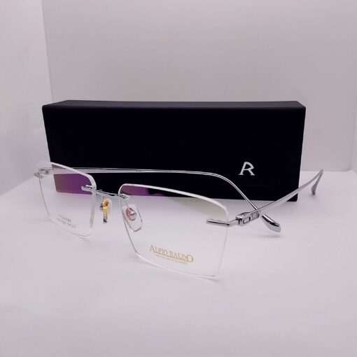AR11021 Alfio Raldo Titanium Rimless Silver