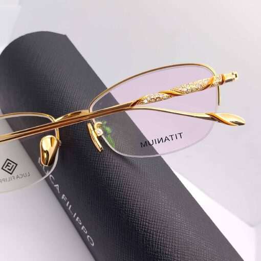 LF8311 Luca Filippo Titanium Half Rim