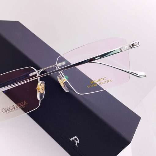 AR11021 Alfio Raldo Titanium Rimless Silver