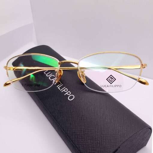 LF8311 Luca Filippo Titanium Half Rim