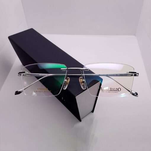 AR11021 Alfio Raldo Titanium Rimless Silver