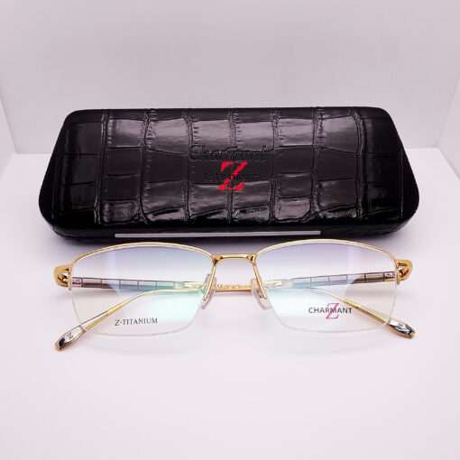ZT27018 Charmant Z Titanium Half Rim Gold