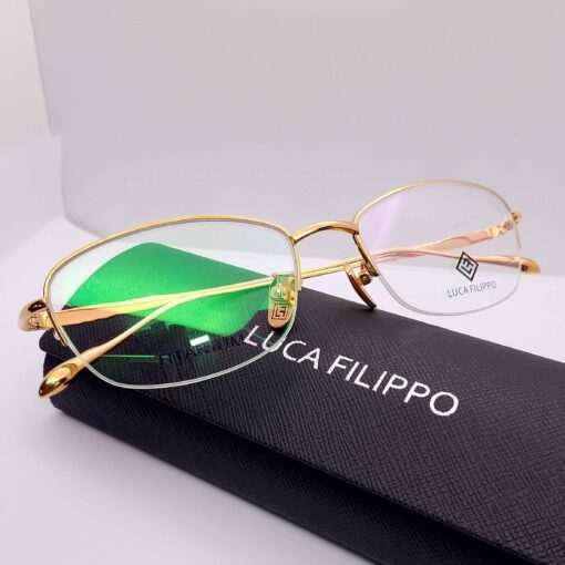 LF8311 Luca Filippo Titanium Half Rim