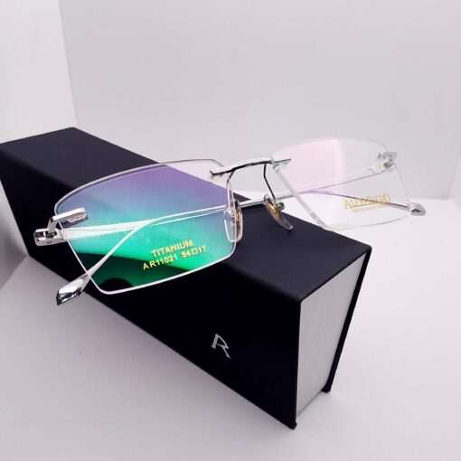 AR11021 Alfio Raldo Titanium Rimless Silver