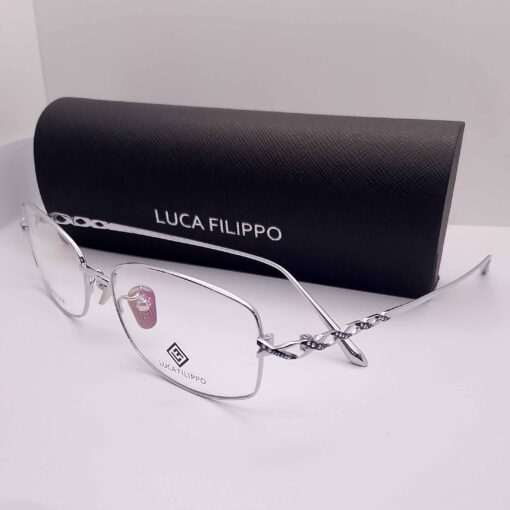 LF8308 Luca Filippo Titanium Full Rim Silver