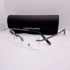 LF8508 Luca Filippo Titanium Rimless Dark Silver