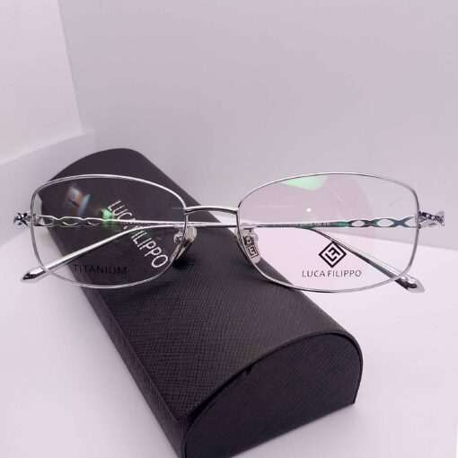 LF8308 Luca Filippo Titanium Full Rim Silver