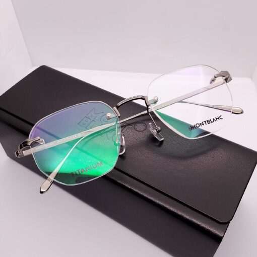 MB0482SA Montblanc Titanium Rimless