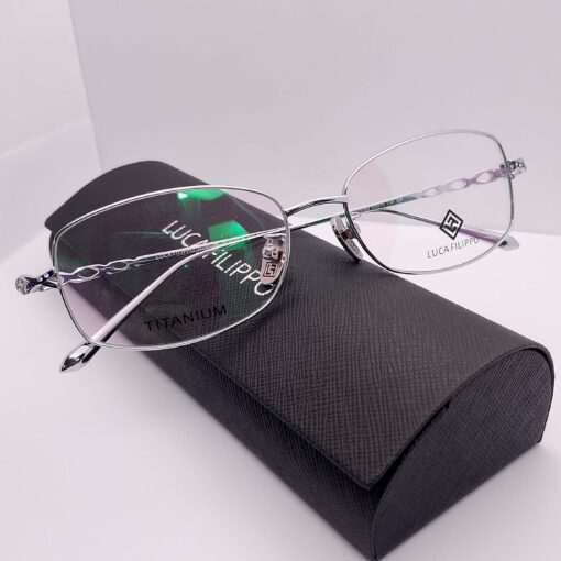 LF8308 Luca Filippo Titanium Full Rim Silver