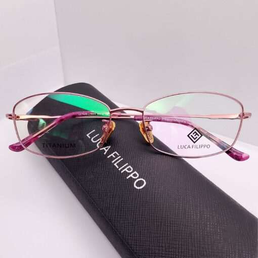 LF8305 Luca Filippo Titanium Full Rim Pinkish