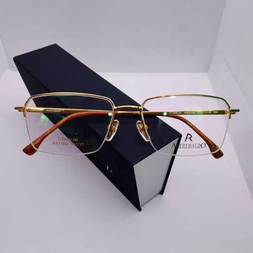 AR11024 Alfio Raldo Titanium Half Rim Golden