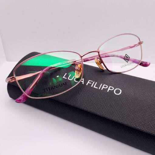 LF8305 Luca Filippo Titanium Full Rim Pinkish