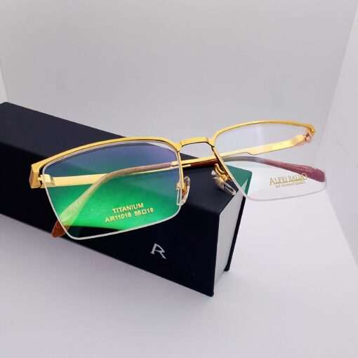 AR11018 Alfio Raldo Titanium Half Rim Golden