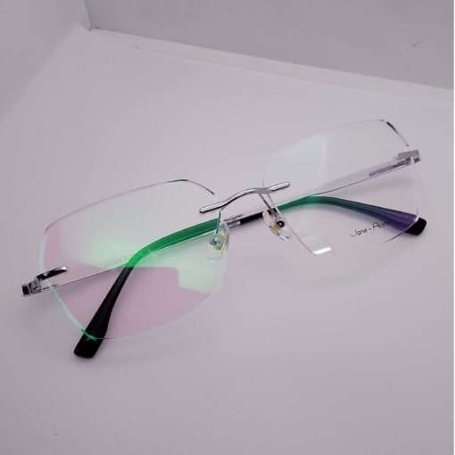 LH7626 Jane Austen Titanium Rimless Silver