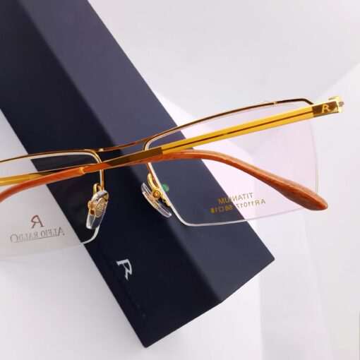 AR11017 Alfio Raldo Titanium Half Rim