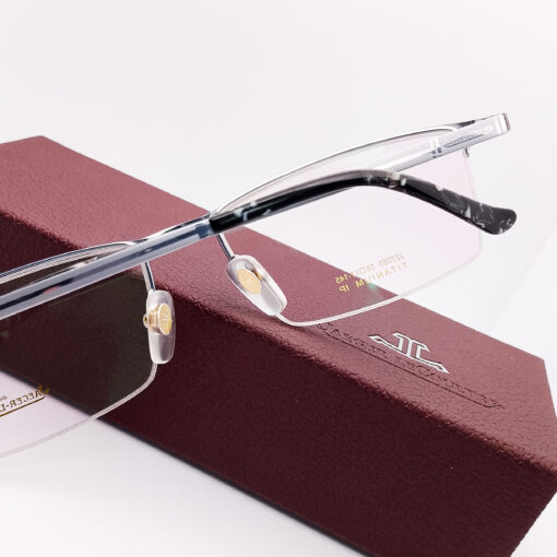J27085 Jaeger-LeCoultre Titanium Half Rim Silver
