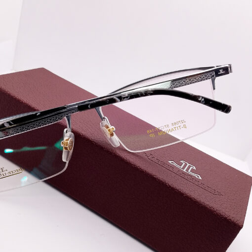J27065 Jaeger-LeCoultre Titanium Half Rim Silver