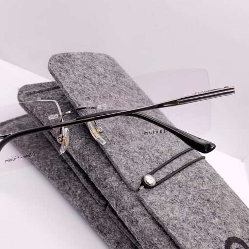 60002 Jane Austen Titanium Rimless Grey-Silver